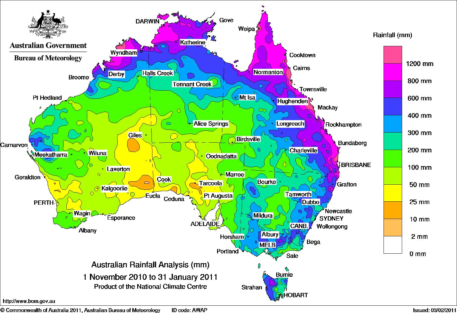 Климатические условия страны австралия