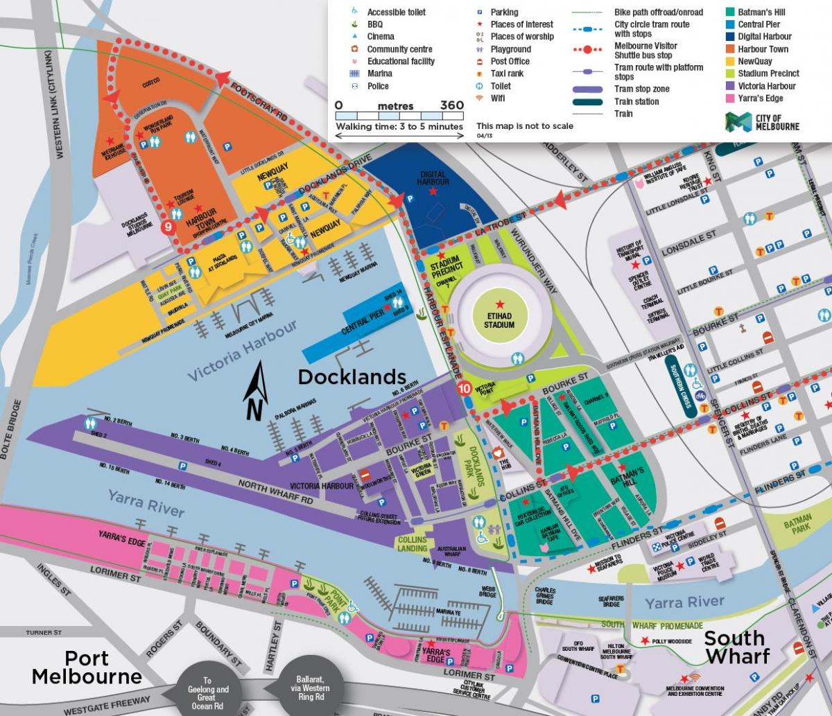 docklands, Melbourne Haritayı göster