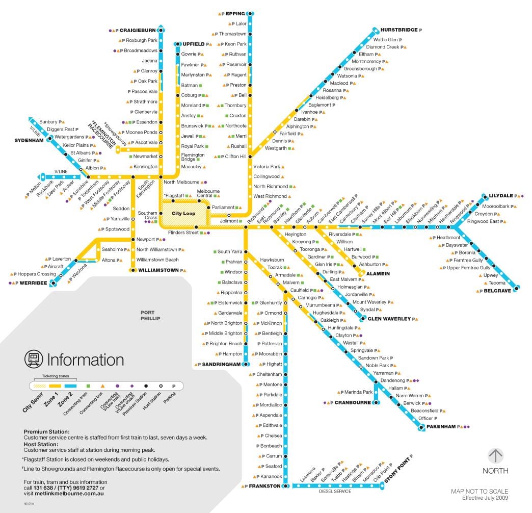 metro Melbourne Haritayı göster