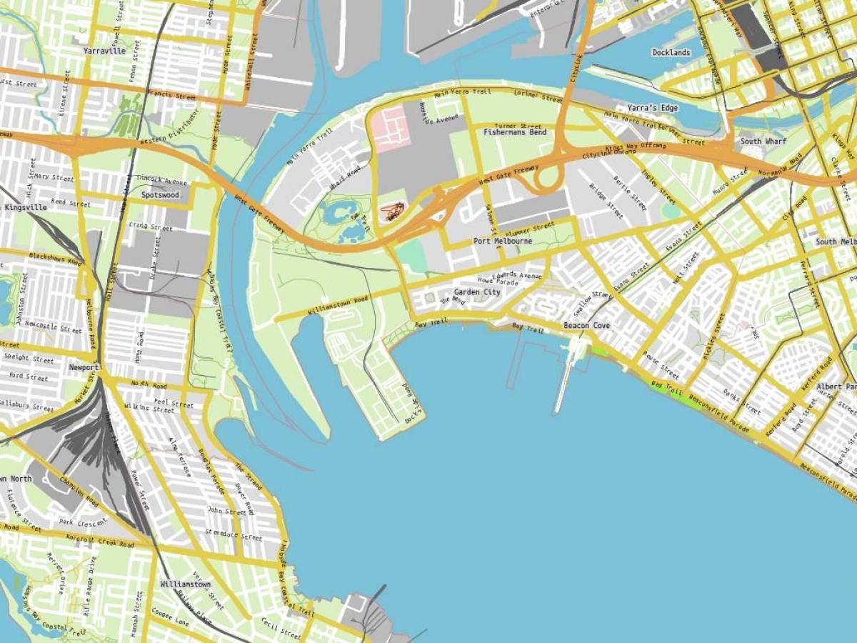 harita port Melbourne