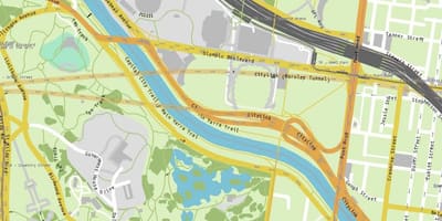 Yarra trail haritası