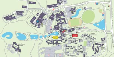 Deakin kampüs haritası