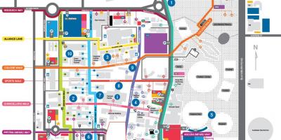 Monash Üniversitesi Harita