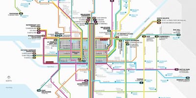 Melbourne tramvay Ağ Haritası