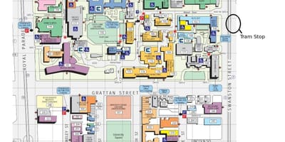 Victoria Üniversitesi kampüs haritası