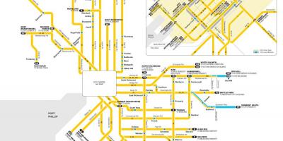Yarra harita tramvaylar